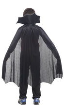 Load image into Gallery viewer, New fashion Children's Boys Girls Halloween Cosplay Costume Long Sleeve Top + Pants + Cloak Vampire Performance Costume 3pcs/set