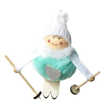 Load image into Gallery viewer, Noel Christmas Angel Girl Ski Plush Dolls