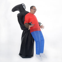 Load image into Gallery viewer, Spookhuis Halloween Party Schedel Opblaasbare Cosplay Skelet Duurzaam Volwassenen Horror Ghost Kostuum Spook Pak Grim Reaper Duivel