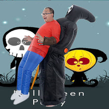 Load image into Gallery viewer, Spookhuis Halloween Party Schedel Opblaasbare Cosplay Skelet Duurzaam Volwassenen Horror Ghost Kostuum Spook Pak Grim Reaper Duivel