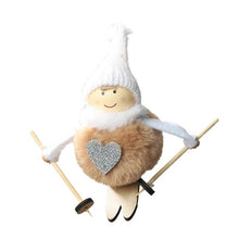 Load image into Gallery viewer, Noel Christmas Angel Girl Ski Plush Dolls